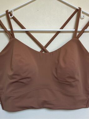 Lululemon like a cloud Seamless Cami Bralette in Brown nude size 10 or 12